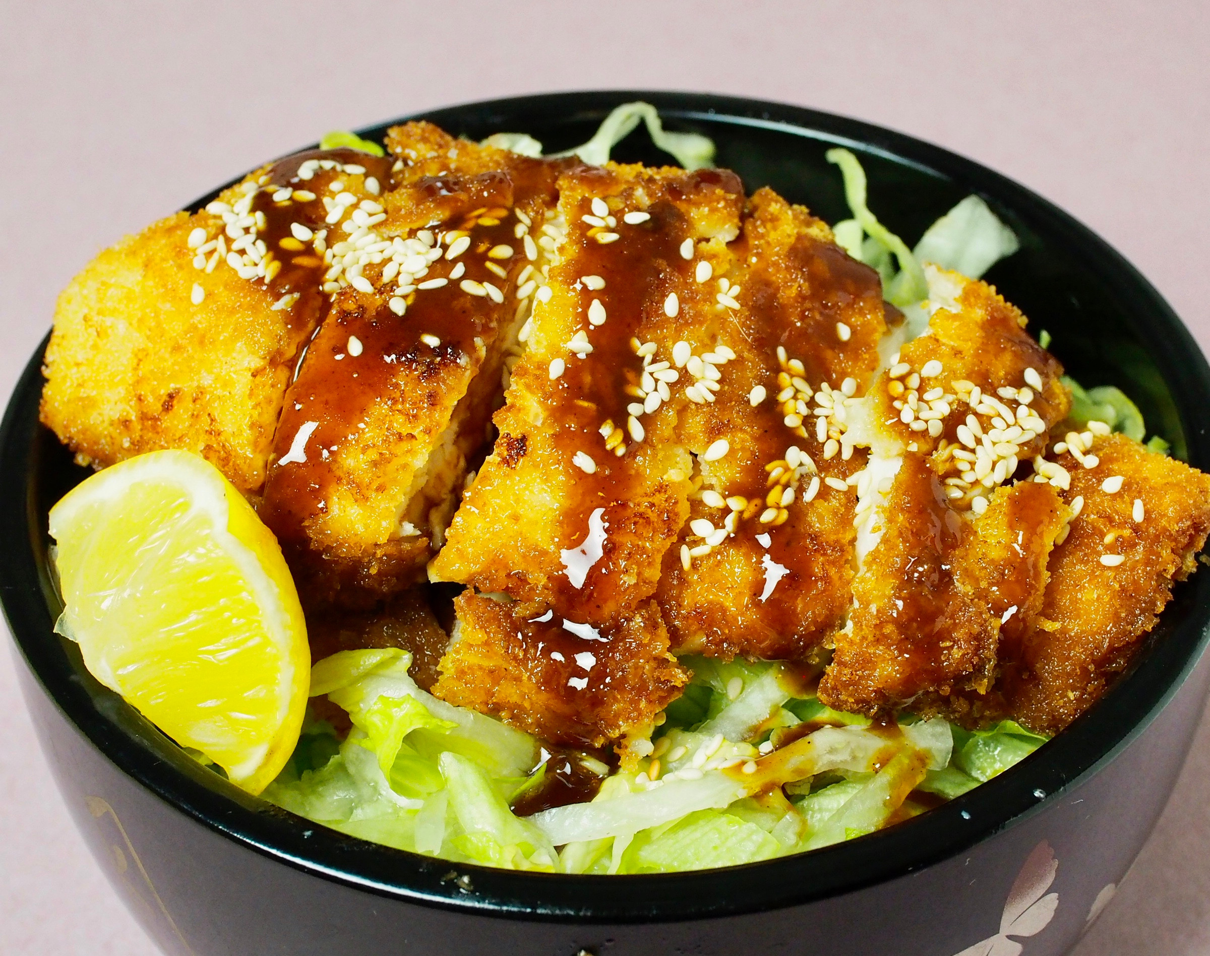 Chicken sauce katsudon